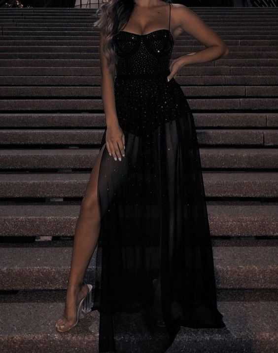 Black Long Prom Dresses Formal Evening Gowns fg3166 – formalgowns