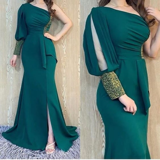 Graduation dress Green Prom Dresses Formal Wedding Evening Party Dresses For Graduation    fg2864