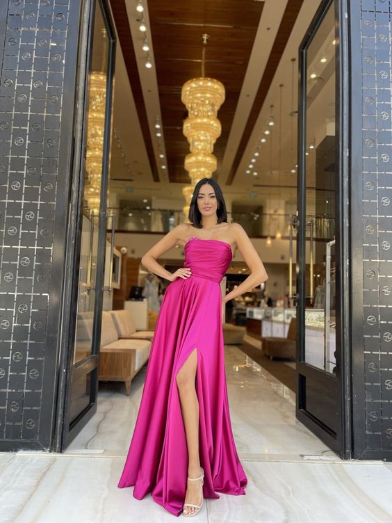 Hot Pink Prom Dresses Long Evening Gowns fg3025 formalgowns Hot Pink Prom Dresses Long Evening Gowns fg3025 formalgowns