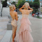 Charming Prom Dress Pink Evening Dress   fg2733