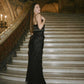 black party dress, birthday dress, fashion prom dress     fg2897