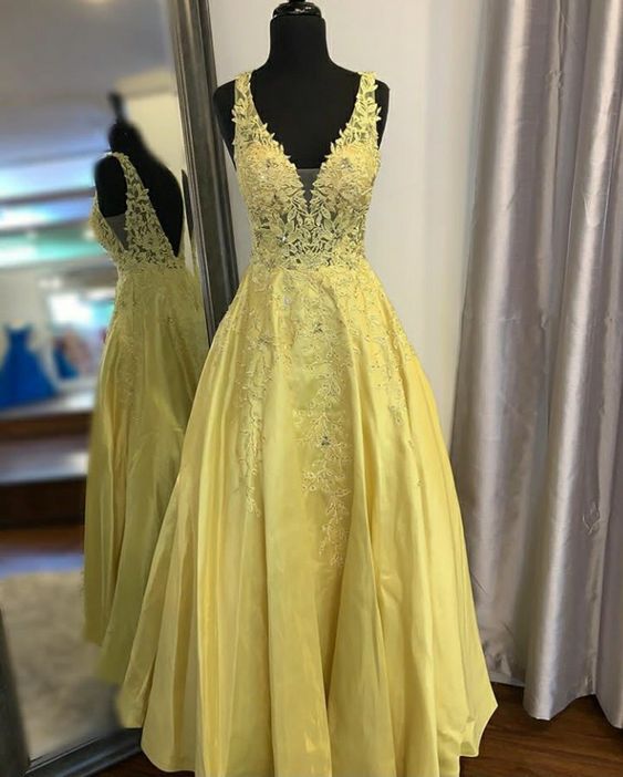 Stunning prom dresses, Classy prom dresses, Yellow Prom dress       fg2991