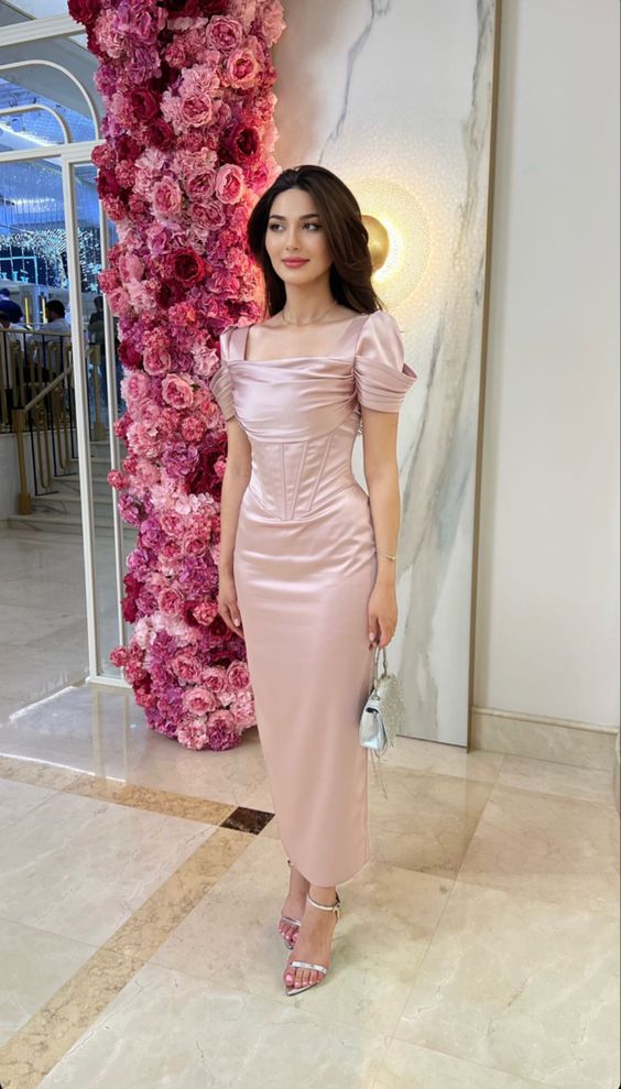 Fashion Prom Dresses Pink Sexy Evening Dress   fg2845