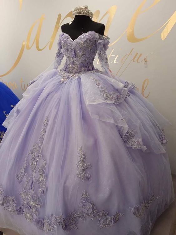 Purple Princess Ball Gown Quinceańera Dress Sweet 16 Dress   fg1006
