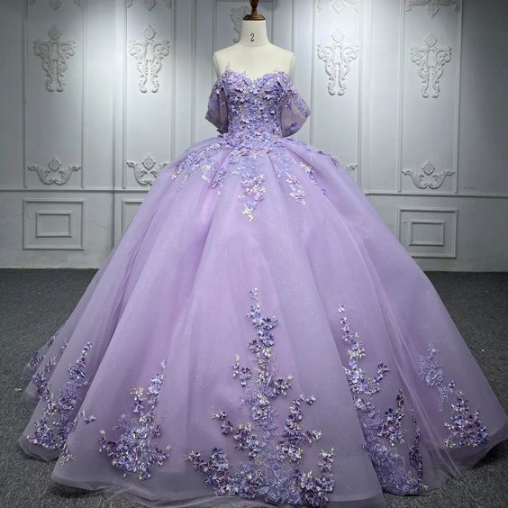 A-Line purple ball gown Prom Dress       fg1241