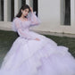 Women's tulle long ball gown prom dresses    fg2760