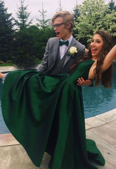 green long prom dresses Evening Dresses       fg2158