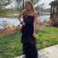 Black Prom Dress Women Sexy Dresses Elegant Party Dress     fg1994