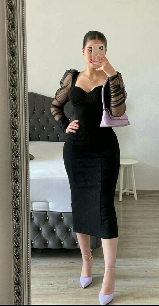 Black Evening Dress Spaghetti Straps Prom Dress Party Dress    fg2330