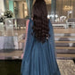 A Line Elegant Prom Dress Ankle Length Formal Evening Dress      fg1984