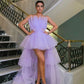 Purple High Low Prom Dresses Evening Gown  fg2528