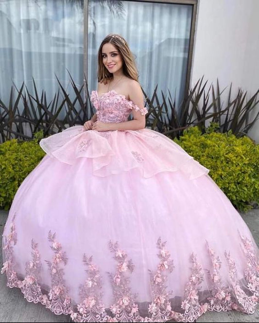 Pink Ball Gown Prom Evening Dresses.charming Formal Evening Gowns      fg2589