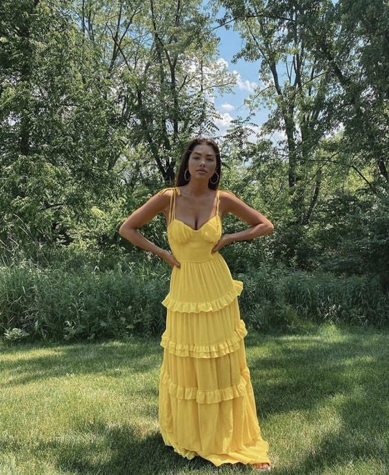 Yellow Prom Dresses Long Evening Dresses fg2184 formalgowns Yellow Prom Dresses Long Evening Dresses fg2184 formalgowns