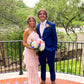 a-line pink long prom dress , unique prom dress     fg2142