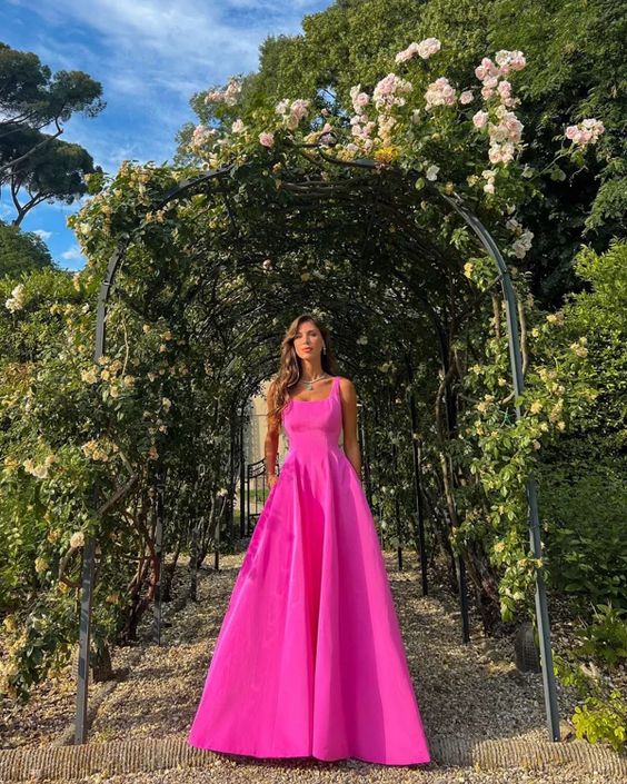 Elegant Hot Pink Long Prom Dresses fg2343 formalgowns Elegant Hot Pink Long Prom Dresses fg2343 formalgowns