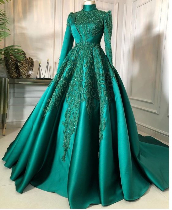 Green Prom Dresses, Formal Evening Dresses    fg1756