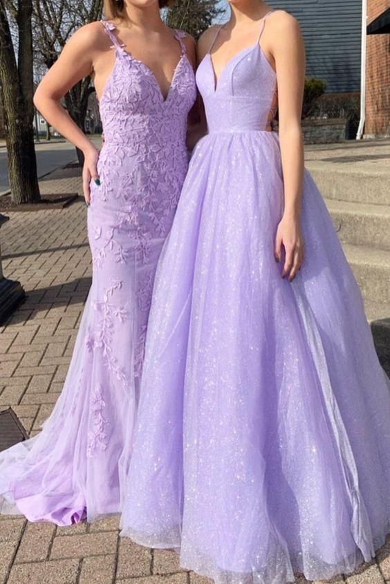 Lavender Prom Dresses evening dress     fg1807
