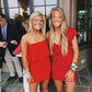 Charming Red Short Homecoming Dresses    fg1484