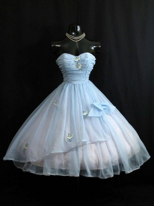 Blue Short Prom Dresses homecoming dress      fg1083