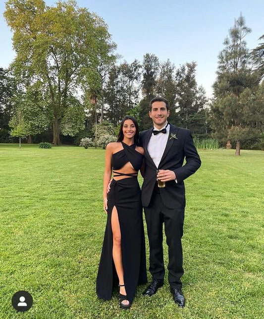 Black Party Dress,  Evening Gown Prom Dress     fg1054