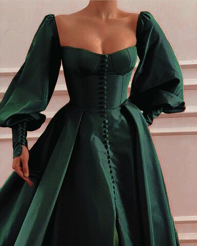 Long Green Prom Dresses, Formal Evening Dress fg1328 – formalgowns