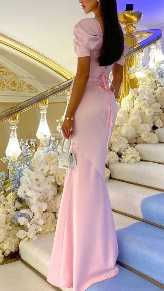 Pink Prom Dresses Women Formal Party Evening Gown    fg1511
