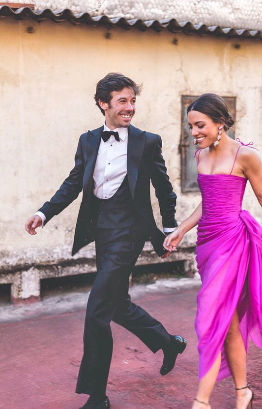 Nouvelle arrivée robe de bal fuchsia robe de soirée robe de soirée fg3215