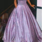 A-Line V-Neck Sparkle Long Prom Dress Formal Evening Dresses       fg3276