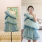 Unique One Shoulder Tulle Homecoming Dress, Short Layers Party Dress     fg2551