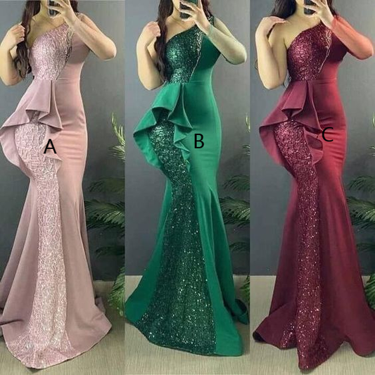 Sexy Long Mermaid Evening Dress Prom Gown     fg2409