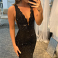 Elegant Glitter Rhinestone Lace Long Prom Dress       fg1332