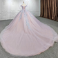 Sweetheart Off The Shoulder Beaded Floral Appliqué Quinceañera Ball Gown  fg2711