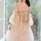 Cute tulle applique short prom dress homecoming dress     fg1084