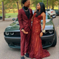 Burgundy Mermaid Prom Dresses, Fashion Evening Dresses     fg1618