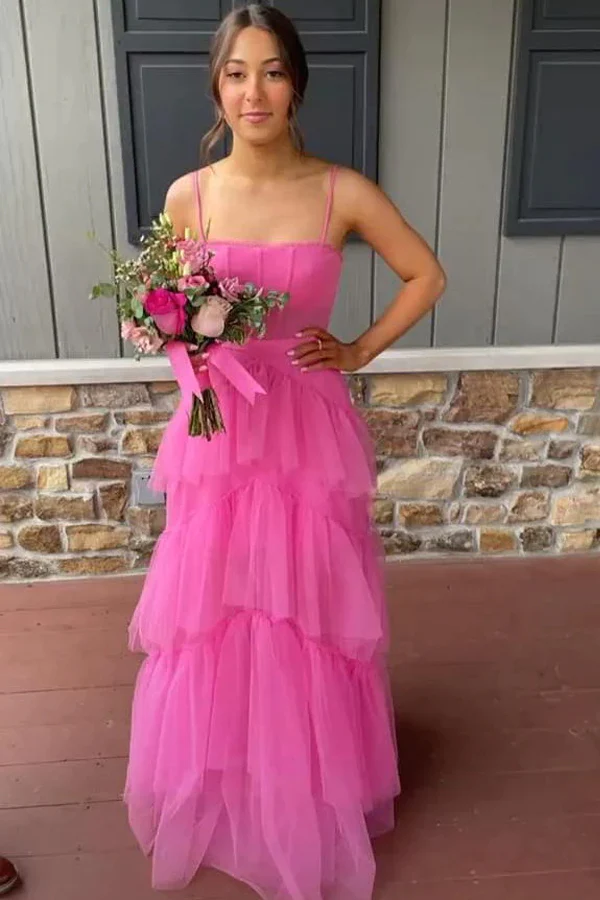 Pink prom dress Evening Gown Long Prom Dresses      fg3178