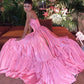 Pink Prom Dress Women Sexy Dresses Elegant Party Dress     fg1968