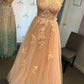 Sweetheart One Shoulder Pink Prom Dress with Flowers     fg1523