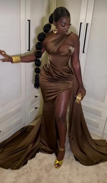 Robe de bal africaine sexy fg1000