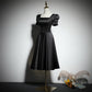 Black evening dress party gowns homecoming dress      fg153