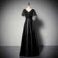 New style a line black long evening dress prom dress      fg172