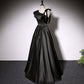 A line black evening dress new prom dress party gowns     fg213