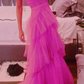 Hot Pink prom dresses,long prom dresses       fg811